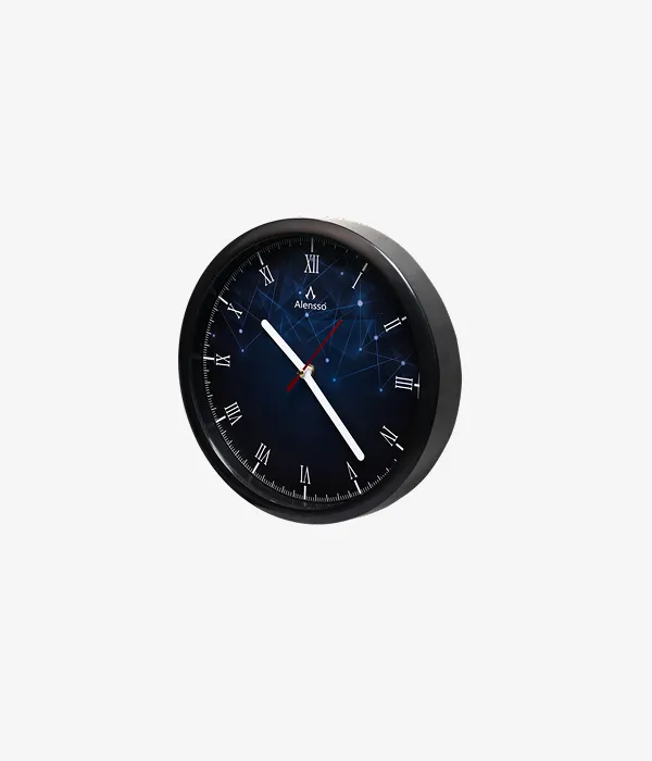 Alensso Model 763 Round Wall Clock